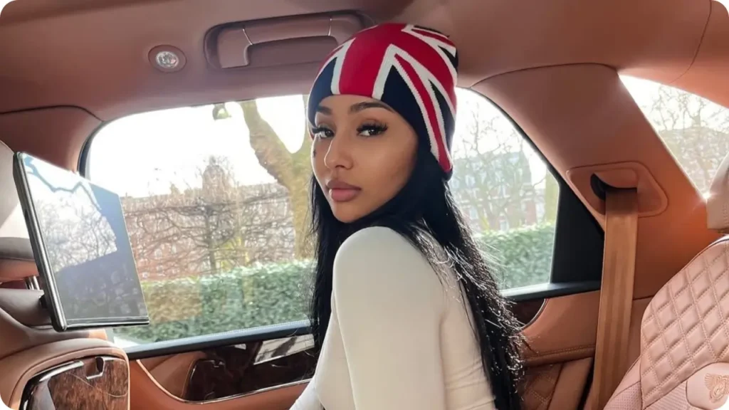 Rubi Rose in a car