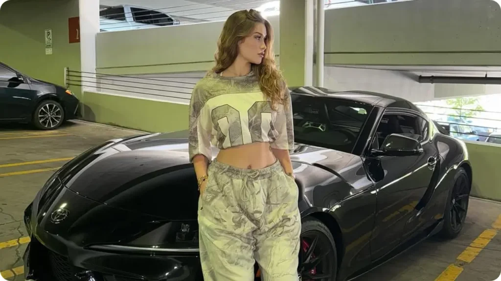 Sondra Blust with her favorite car